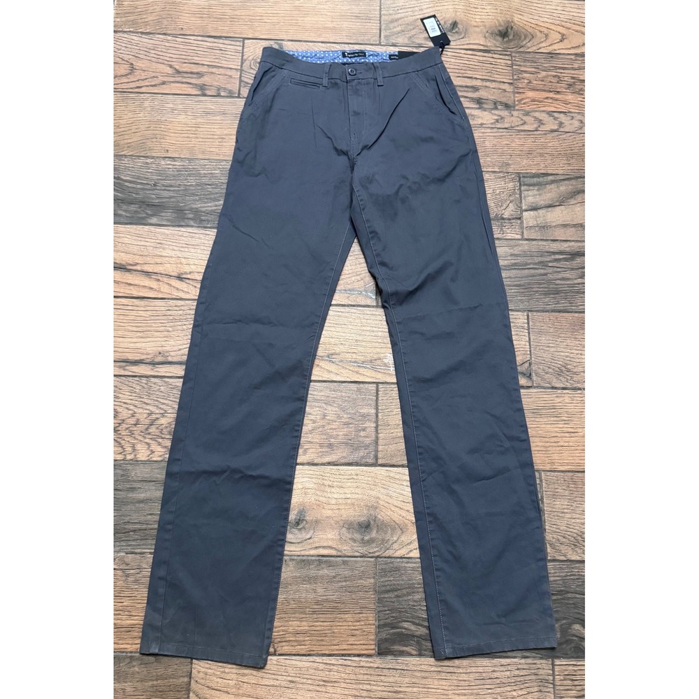 American Tall Mason Chino Pants Mens 32x38 Slim Fit Charcoal Gray New